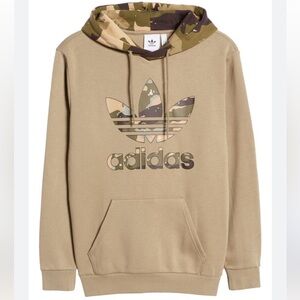 Adidas Originals Camo Trefoil Pullover Hoodie Core Camo Men's Small